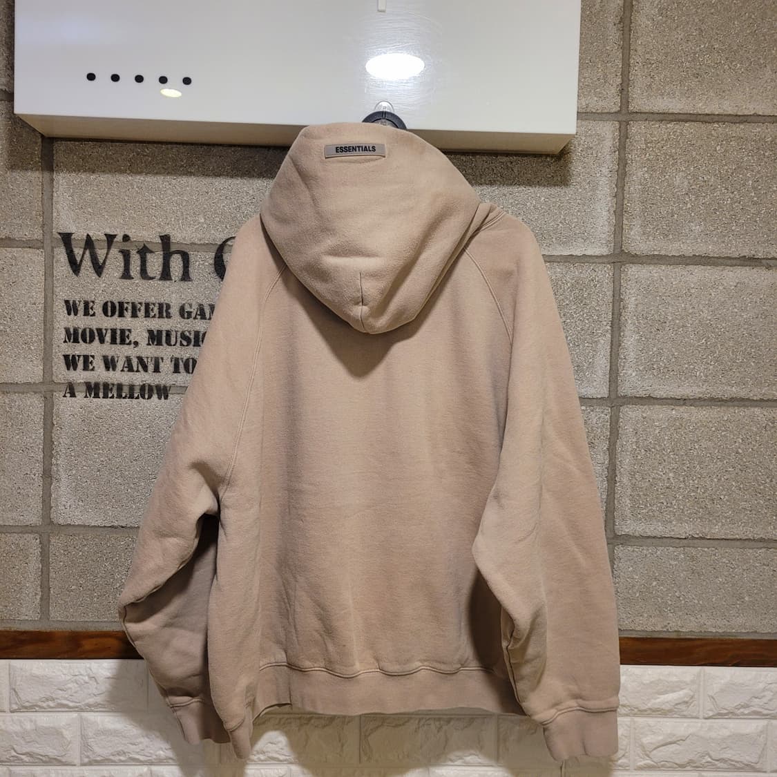 피어오브갓 에센셜 3D로고 후드 L 상품이미지2
