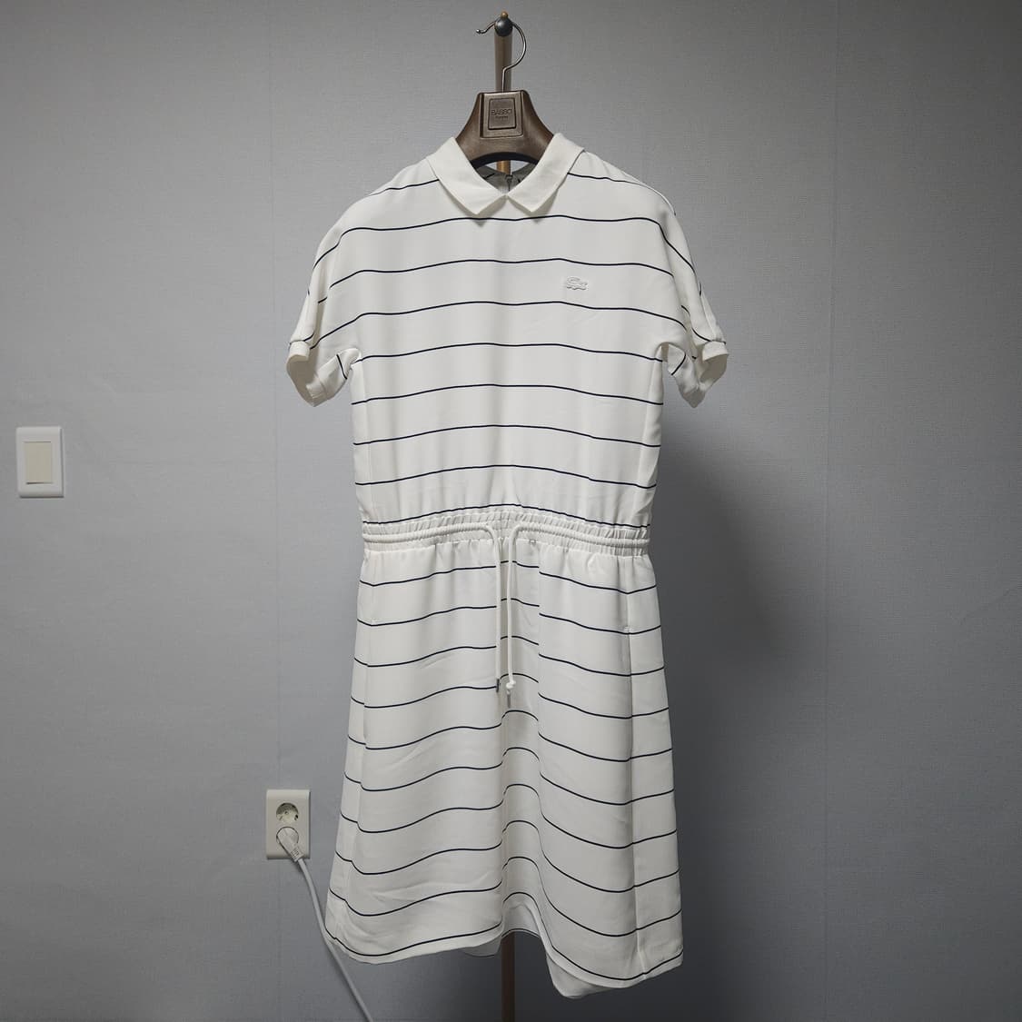 95 ) 라코스테 여성 스트라이프 반팔 원피스 상품이미지1