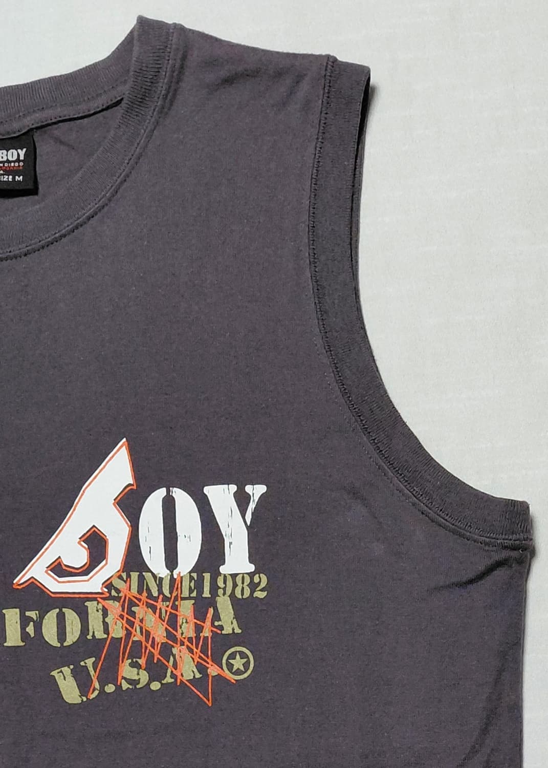 [VINTAGE/M] BAD BOY 배드보이 올드스쿨 그래픽 슬리브리스 상품이미지3
