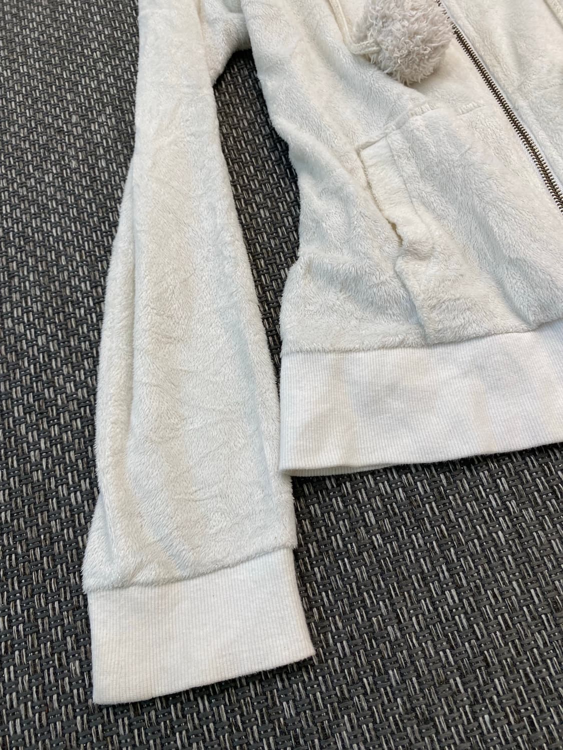 [Tralala]Gal Mood White Hoodie Zip Up 상품이미지2