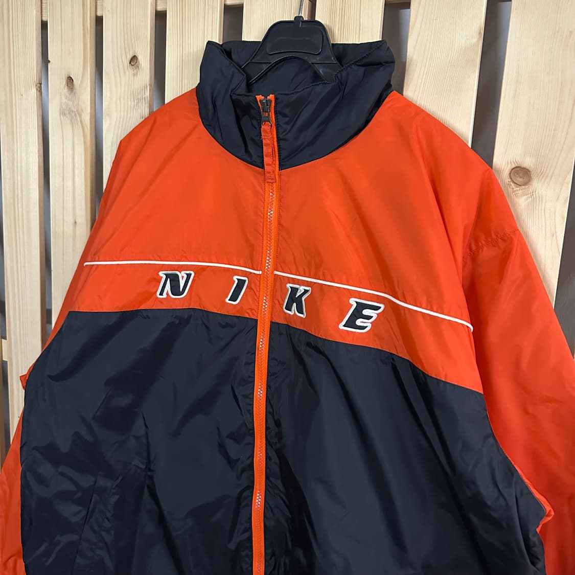 (XL) 나이키 00s 올드스쿨 배색 누빔 바람막이 자켓 상품이미지4