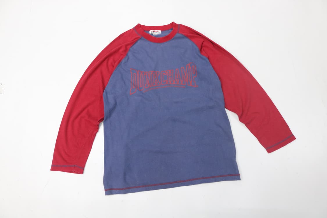 SBC CLASH 빈티지 DUNKCHAMP 래글런 롱 슬리브 티셔츠 (L 상품이미지2