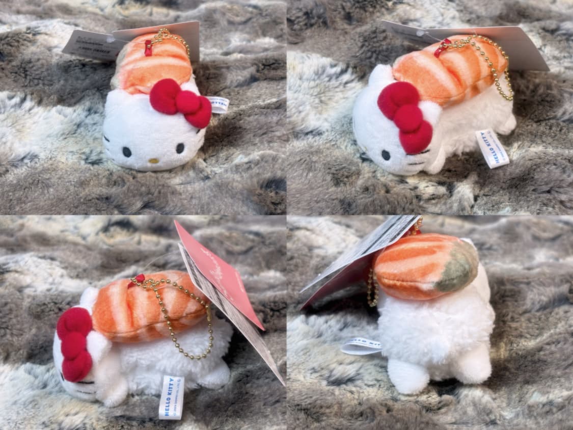 헬로키티 새우초밥 인형 키링 상품이미지1