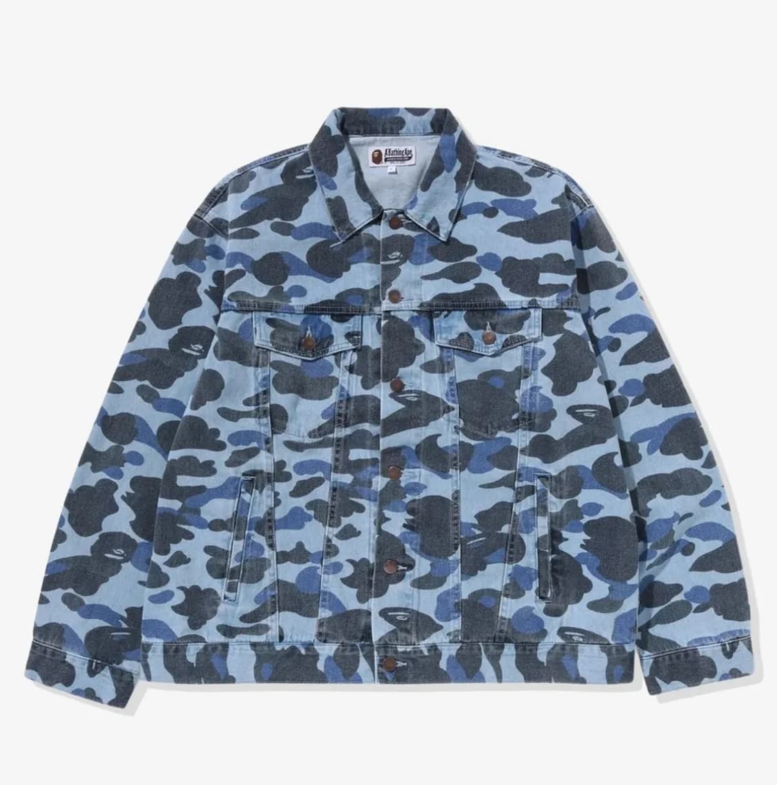 BAPE 블루 카모 데님 자켓 상품이미지1