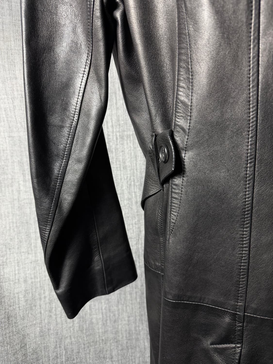 프라다 싱글 레더 코트 상품이미지8