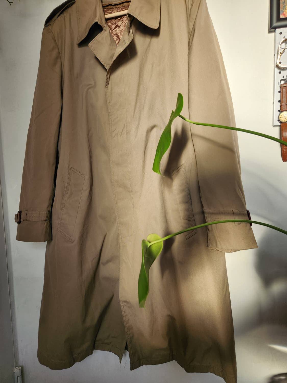 80s Sears 싱글 트렌치 코트(USAmade) 상품이미지3
