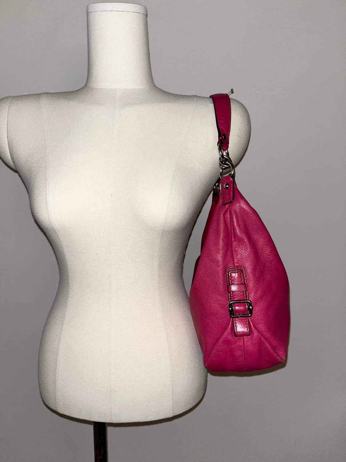 90ss Coach hotpink Shoulder bag 상품이미지4