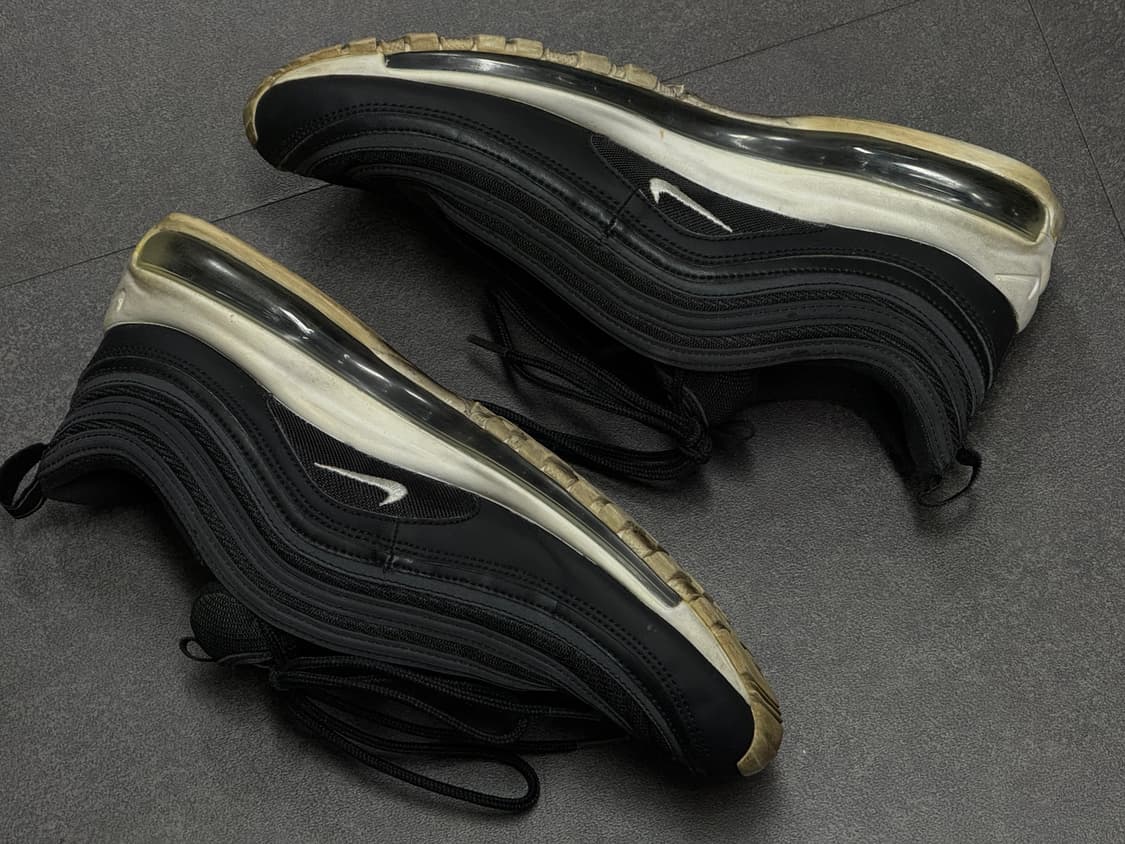 285 / 나이키 에어 맥스97 검흰 Nike AirMax97  상품이미지7