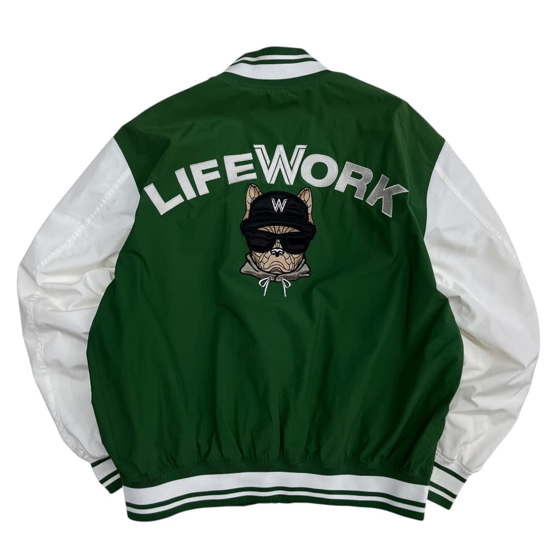 라이프워크 힙 도그 그린 바시티 자켓 M ( 발매가 199000원 ) 상품이미지4