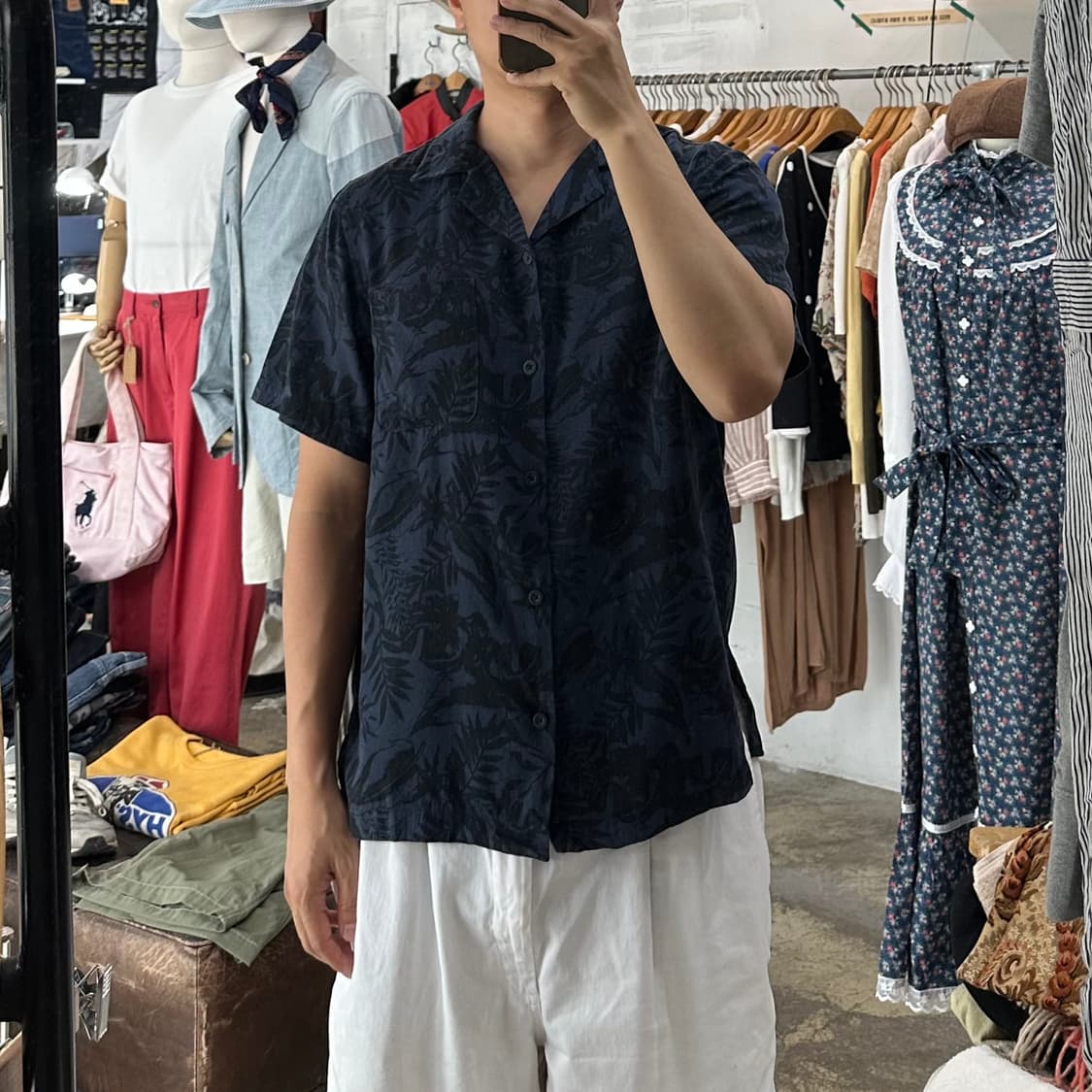 (착용컷) AZUL 하와이안 셔츠 (남성용 98) 상품이미지3