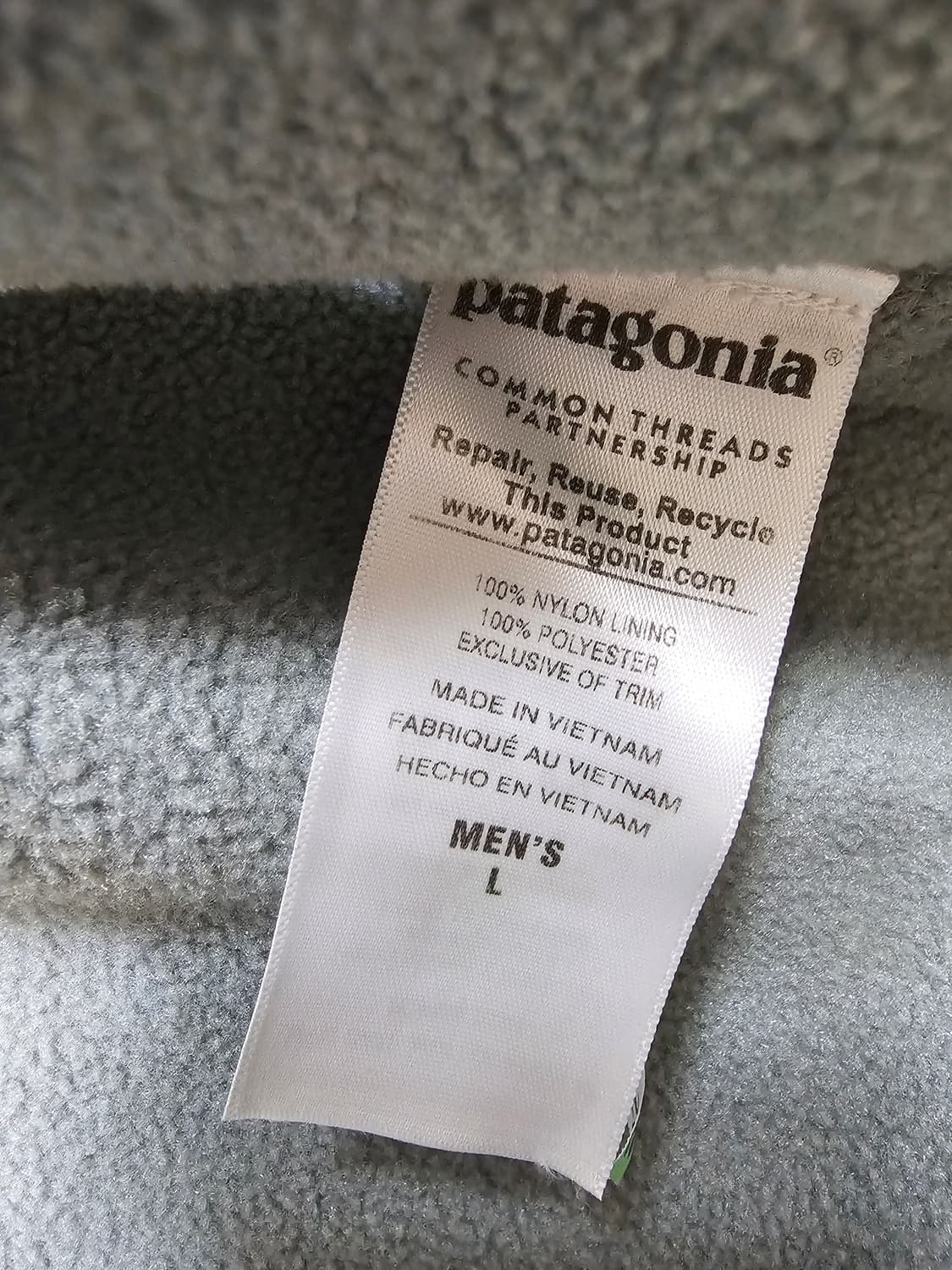 파타고니아 쉘드 신칠라 봄버자켓 L 상품이미지5