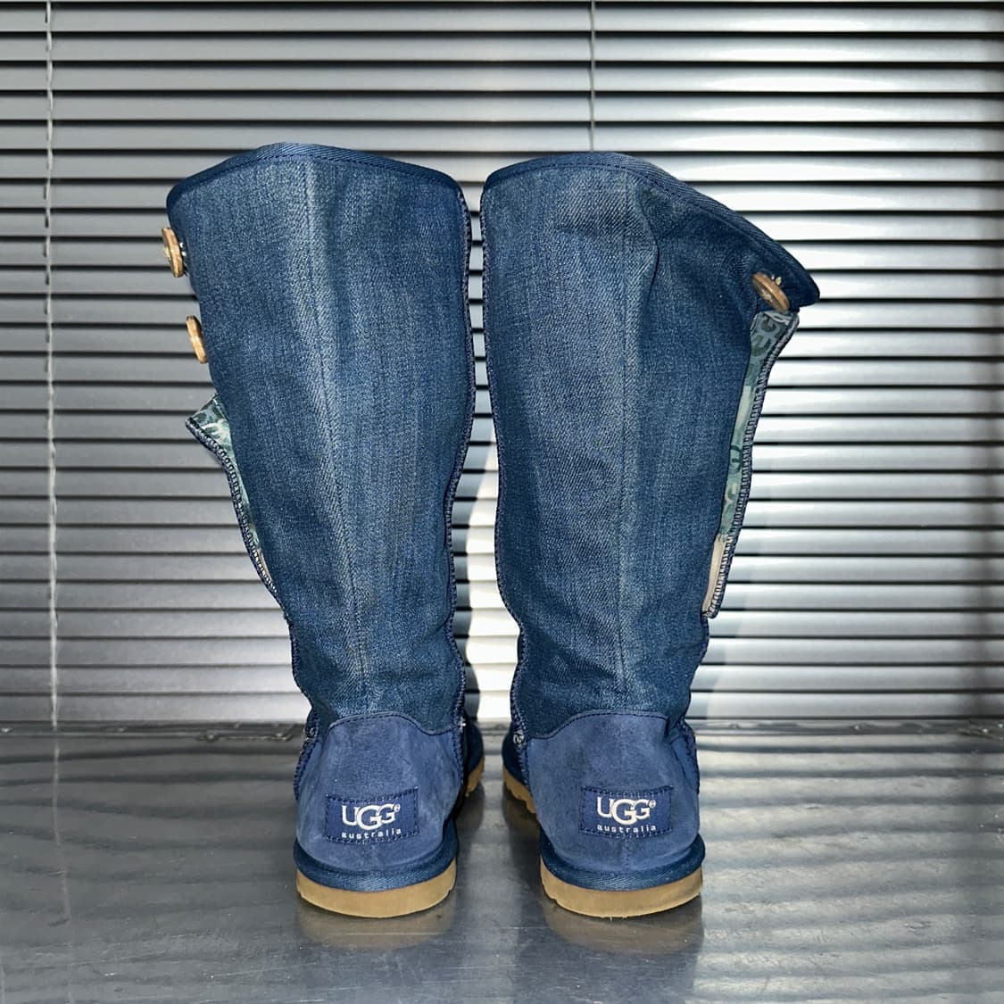 00s 데님 롱 어그 부츠 상품이미지5
