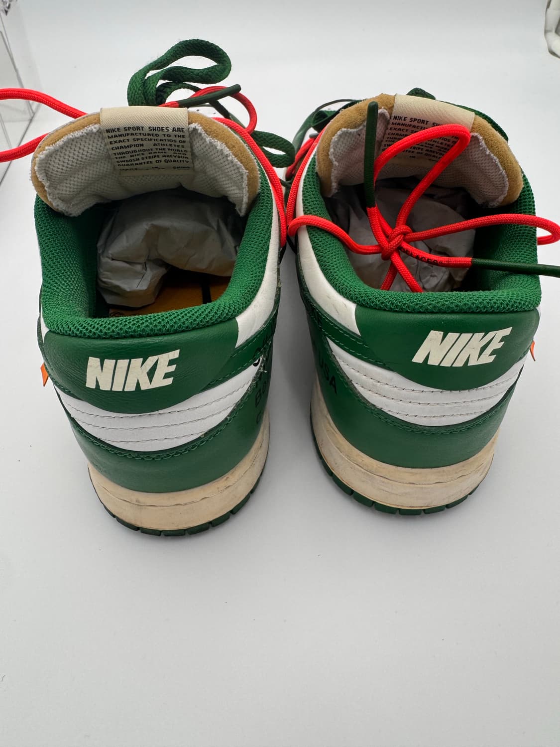 나이키 오프화이트 덩크 그린 상품이미지5