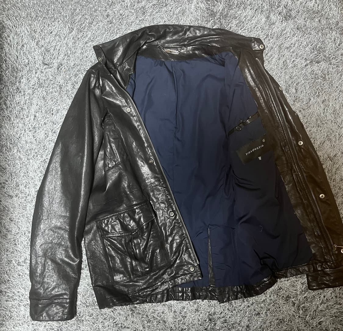 [Vintage]Gimmick Pocket Detail Leather  상품이미지3