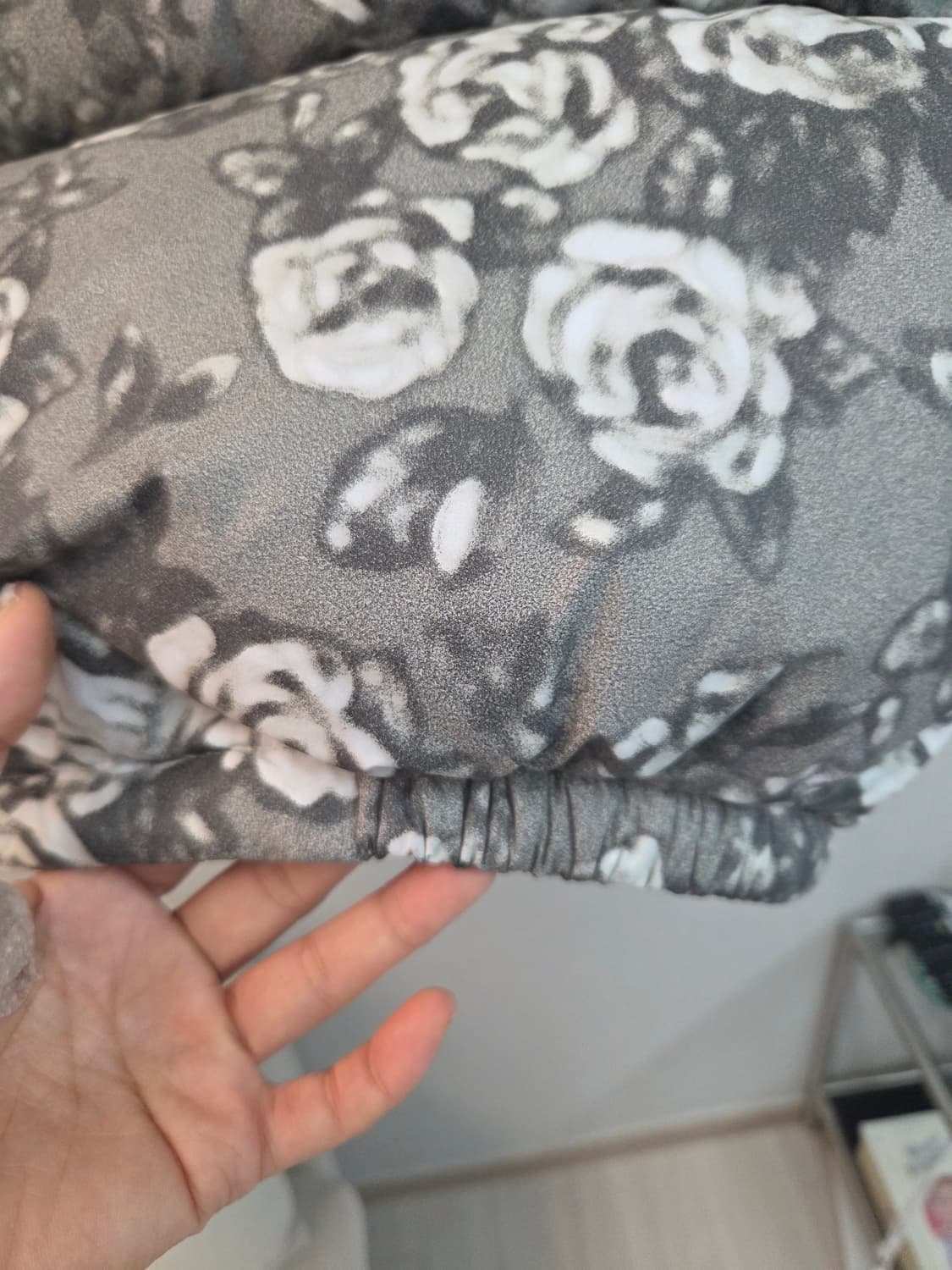 디스이즈네버댓 플라워 그레이 패딩 베스트 상품이미지9