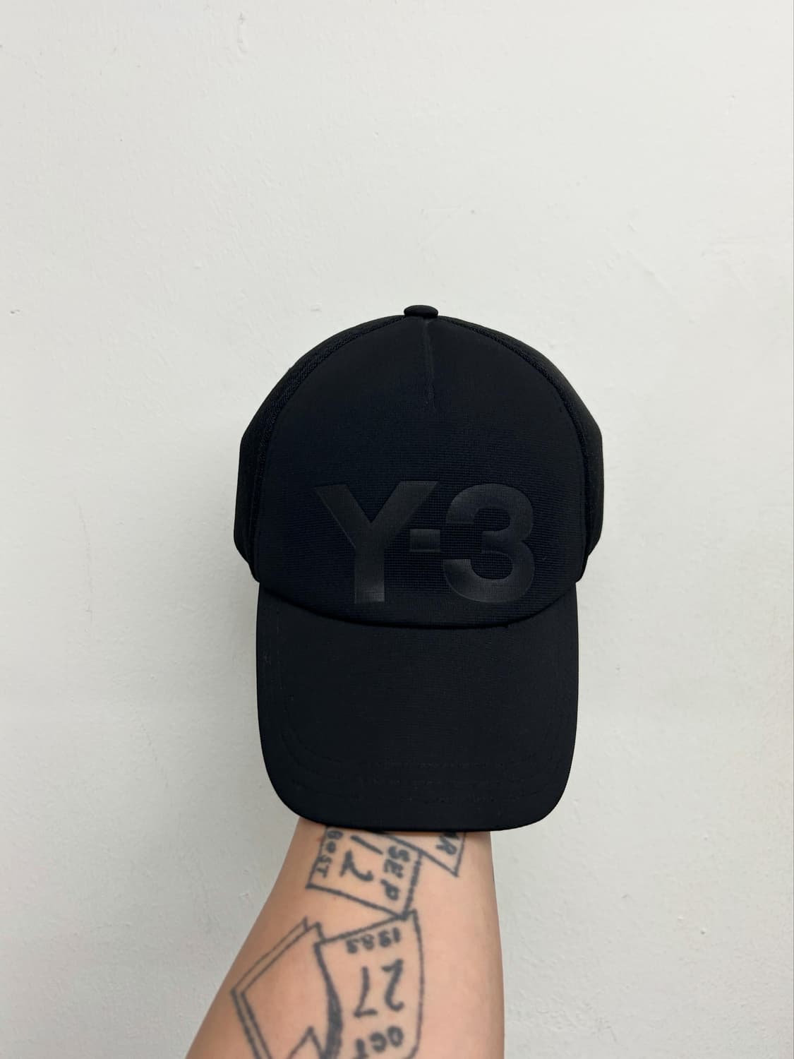 Y-3 요지야마모토 볼캡 블랙 모자 상품이미지1