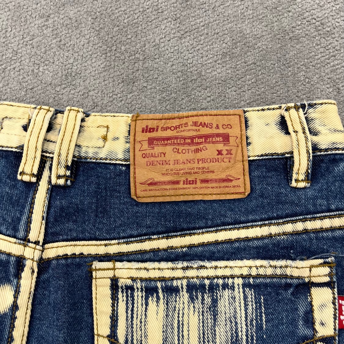 30 iloi 빈티지 워싱 디스 데님팬츠 상품이미지6