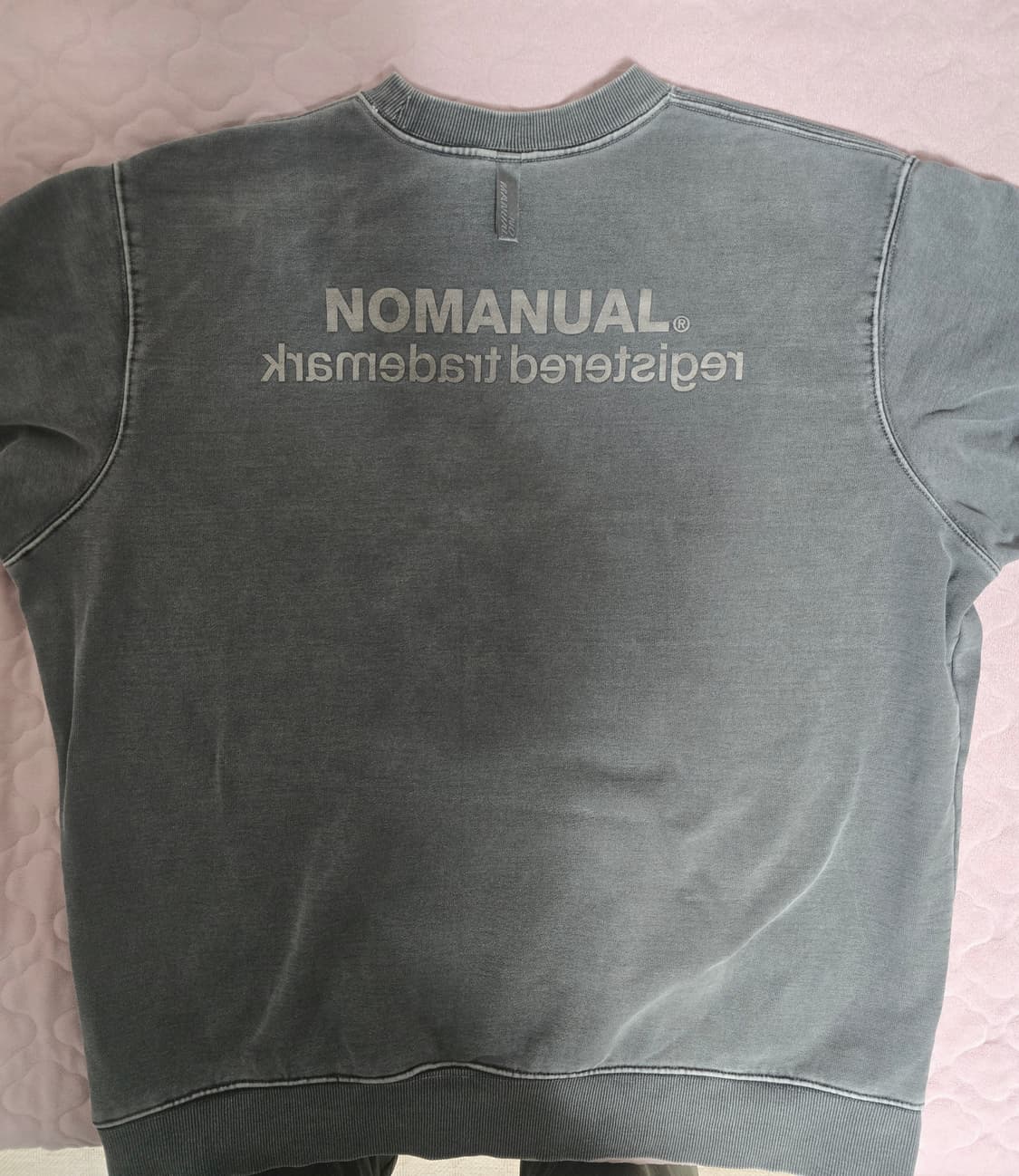 노매뉴얼 reversed TM LOGO SWEATSHIRT 
L 상품이미지3