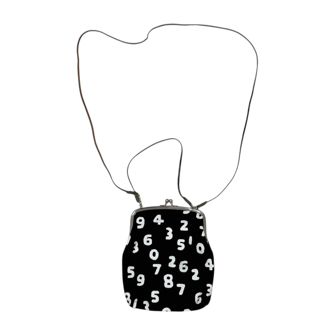 소우소우 캔버스 소프트 가마구치 크로스백 가방 블랙 상품이미지1