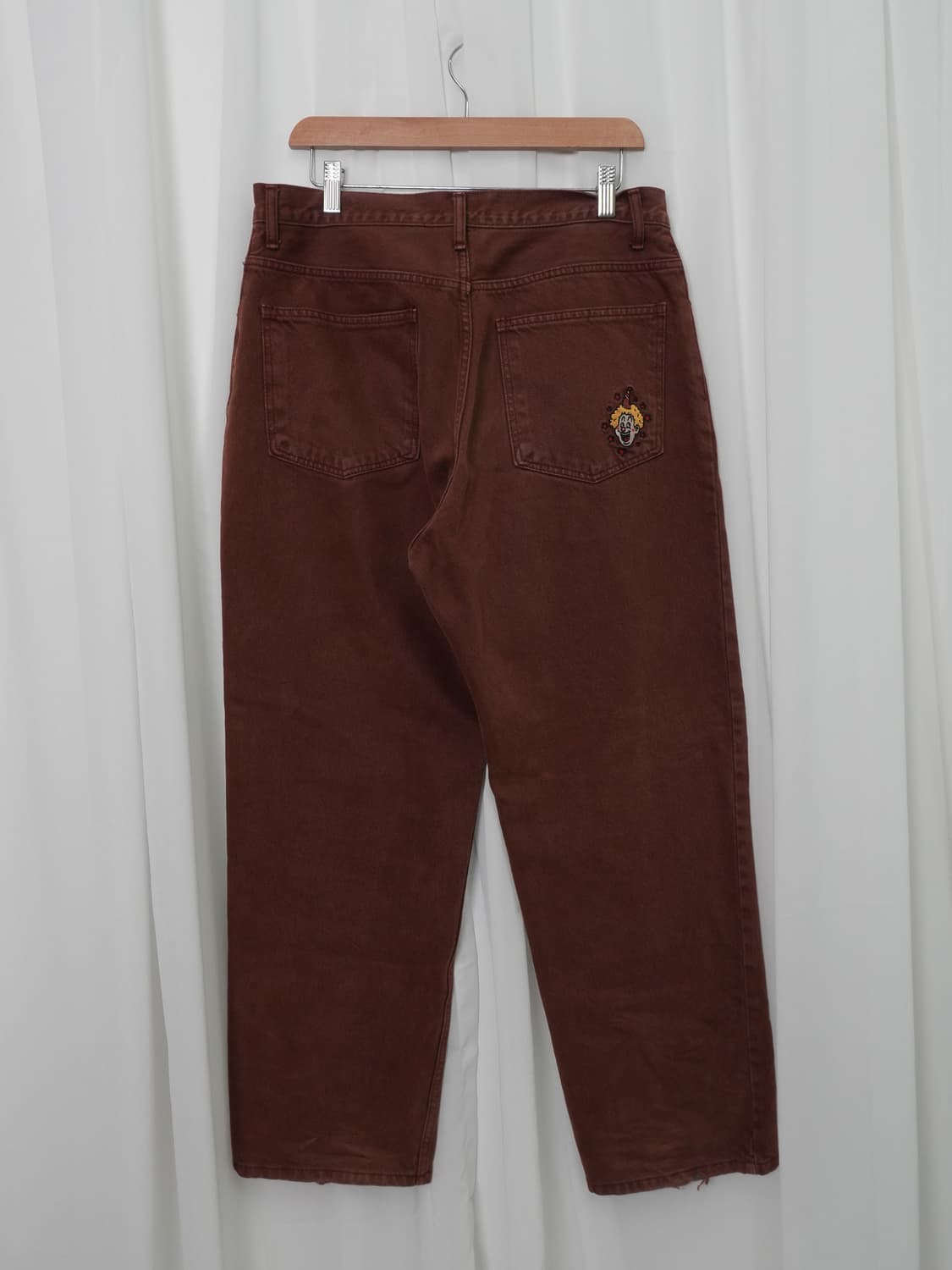 위캔더스 PIERROT DENIM 버건디 M 상품이미지3