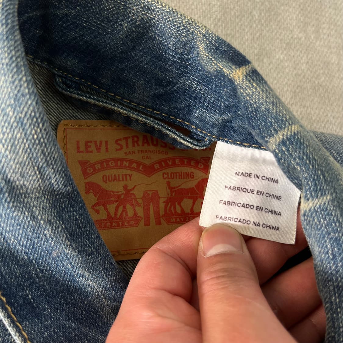 100 리바이스 데님 트러커 자켓 상품이미지3