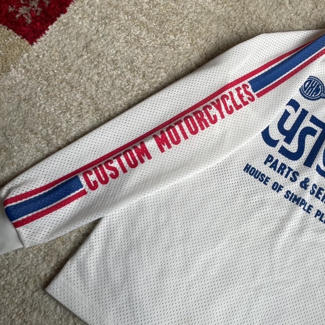 [M] DEUS 데우스 엑스 마키나 메쉬 모토사이클 저지 착샷o 상품이미지3