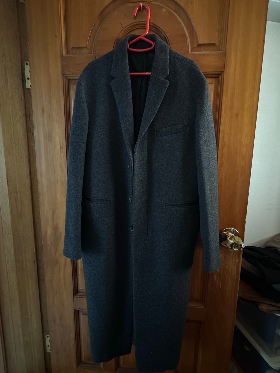 마마가리 히든 싱글코트 차콜 50 상품이미지1