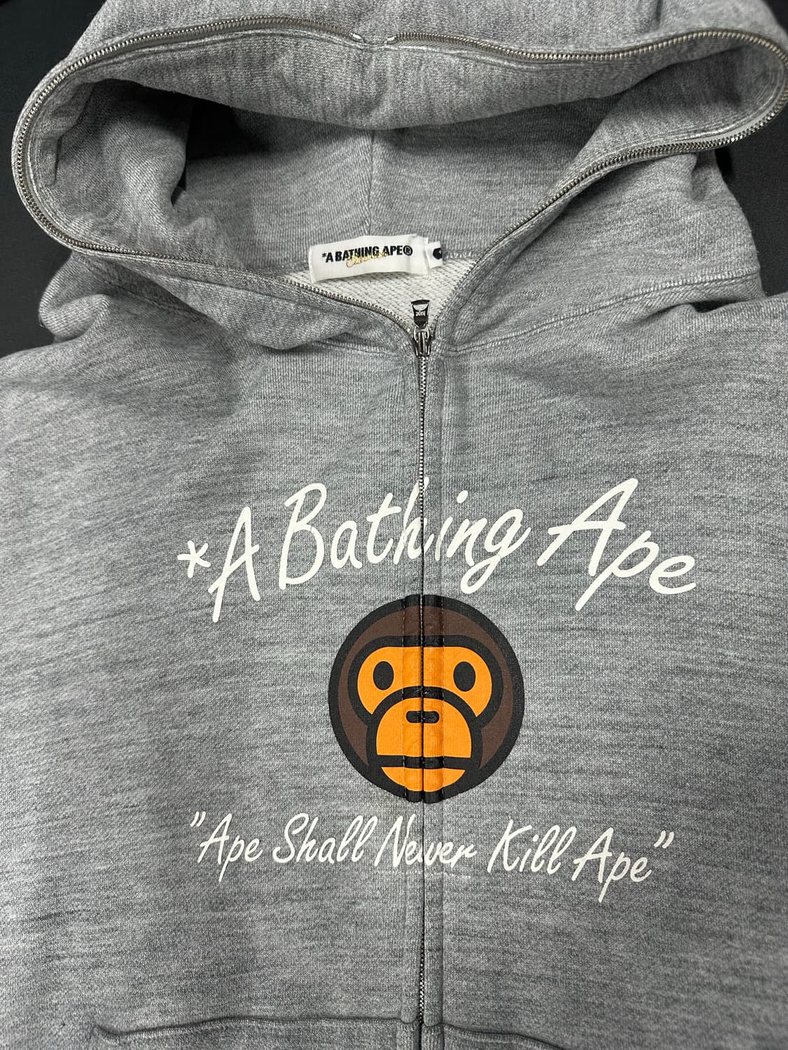 베이프 베이비 마일로 프린팅 풀집업 후드  상품이미지4