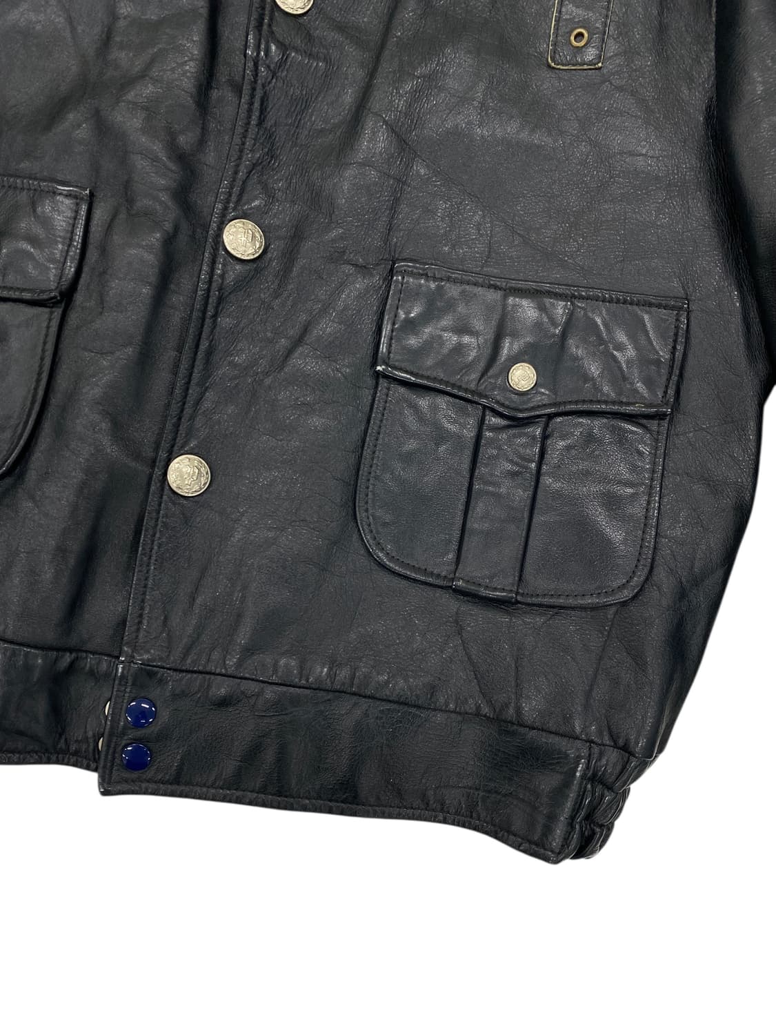 5-60's 시카고 폴리스 레더 자켓 상품이미지5