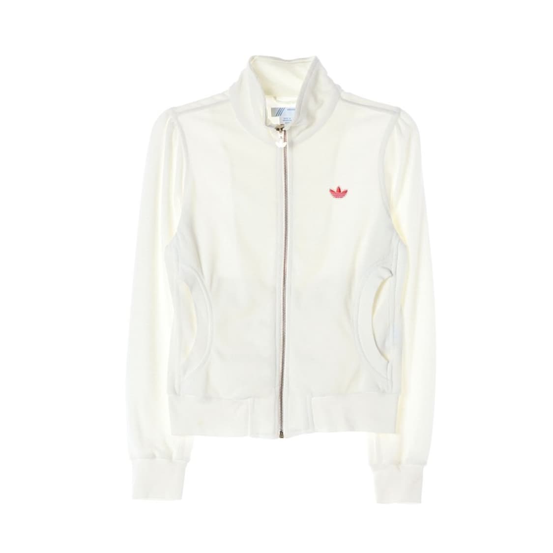 아디다스 화이트 벨루어 퍼 져지 S 상품이미지1