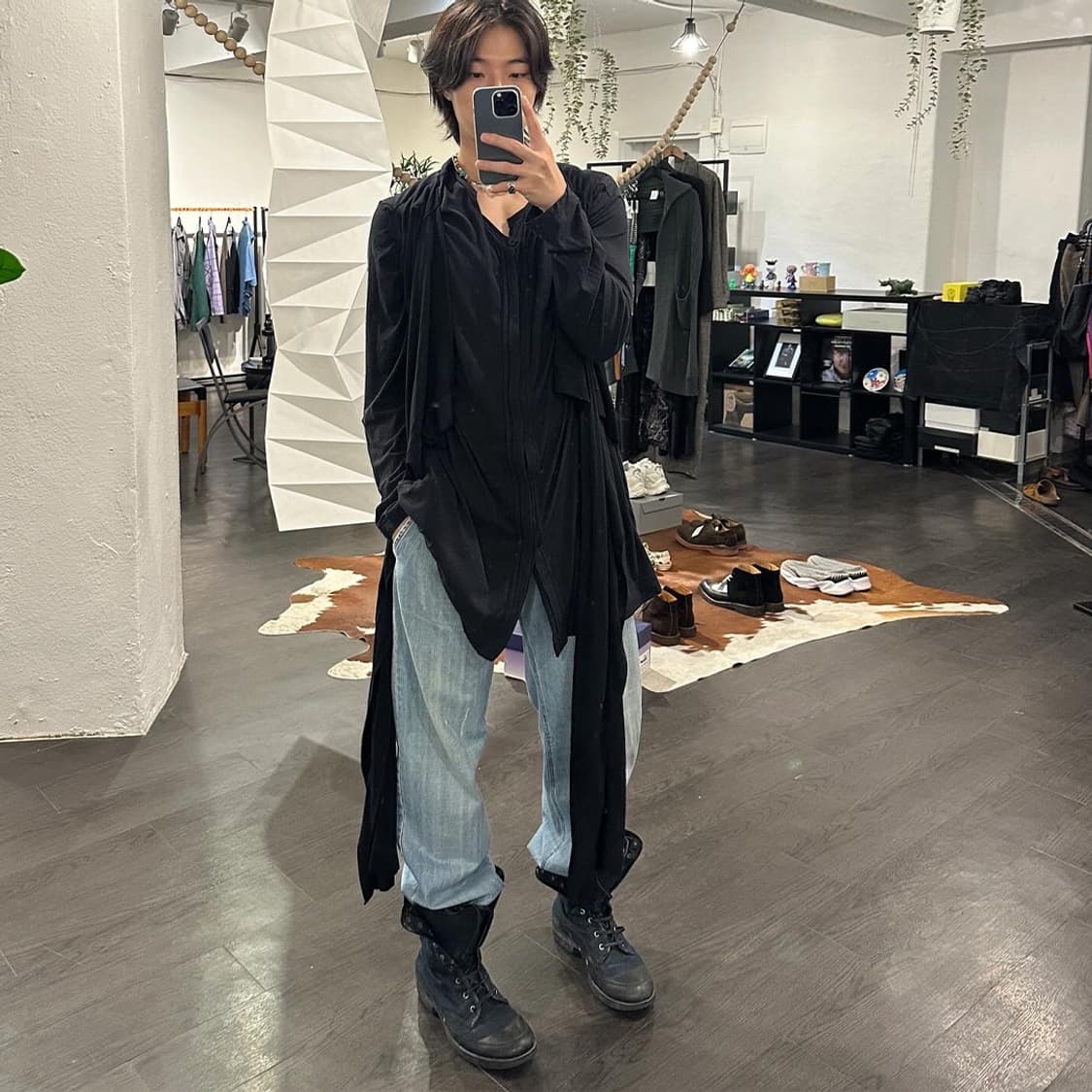 비비안 웨스트우드 스카프 레이어드 베스트 상품이미지4