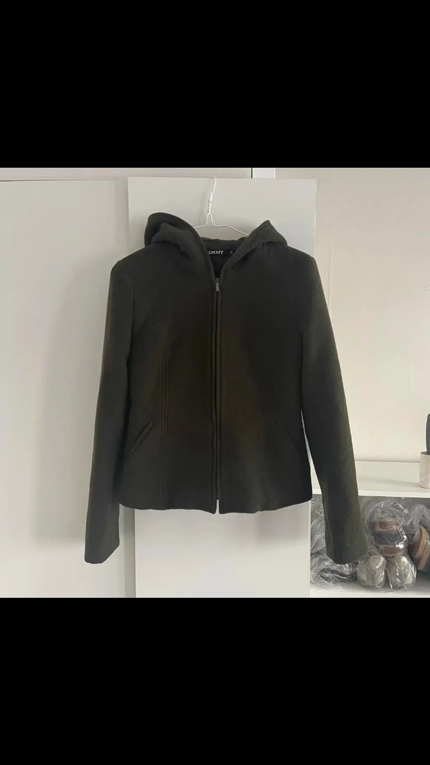 Dkny 후드 반코트 상품이미지1