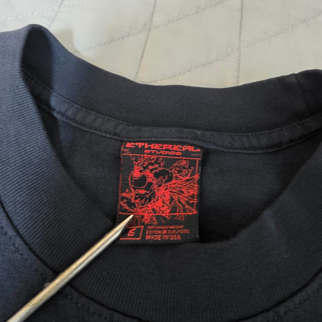 [XL] 공각기동대 부틀렉 이더리얼 스튜디오 컬러 블랙 티셔츠 상품이미지6