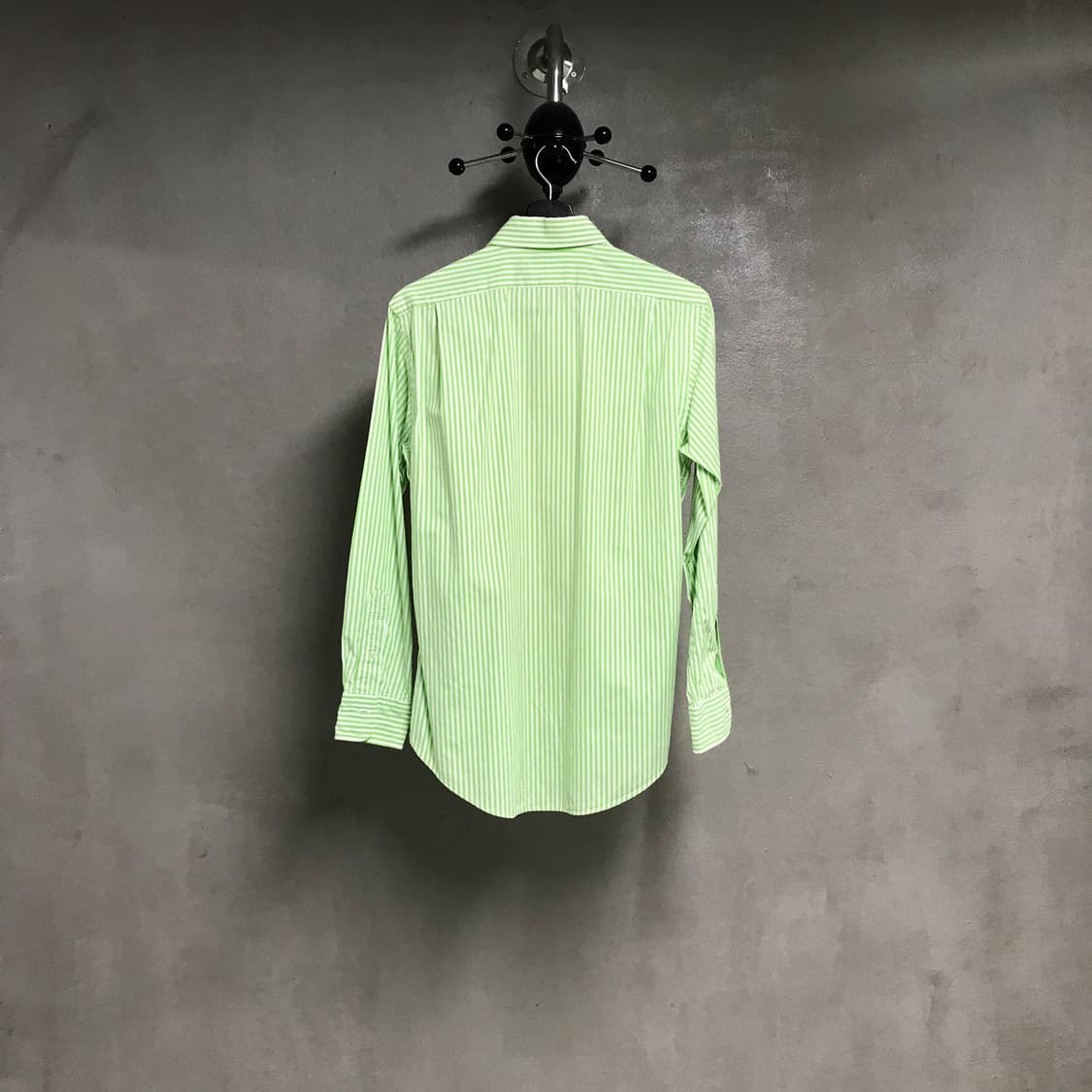 폴로 랄프로렌 스트라이프 셔츠 그린 40-82 상품이미지6