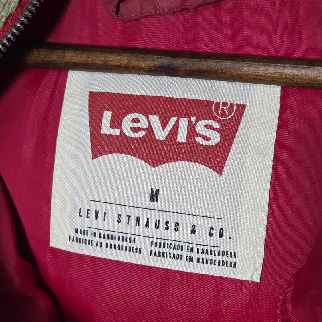 리바이스 코듀로이 배색 웨스턴 덕다운 패딩 상품이미지9