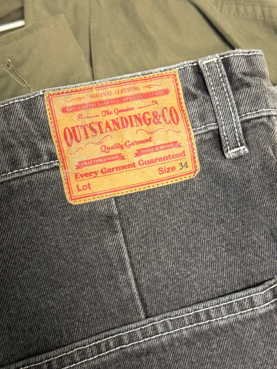 LOOSE FIT CARPENTER PANTS_BLACK DENIM L 상품이미지4