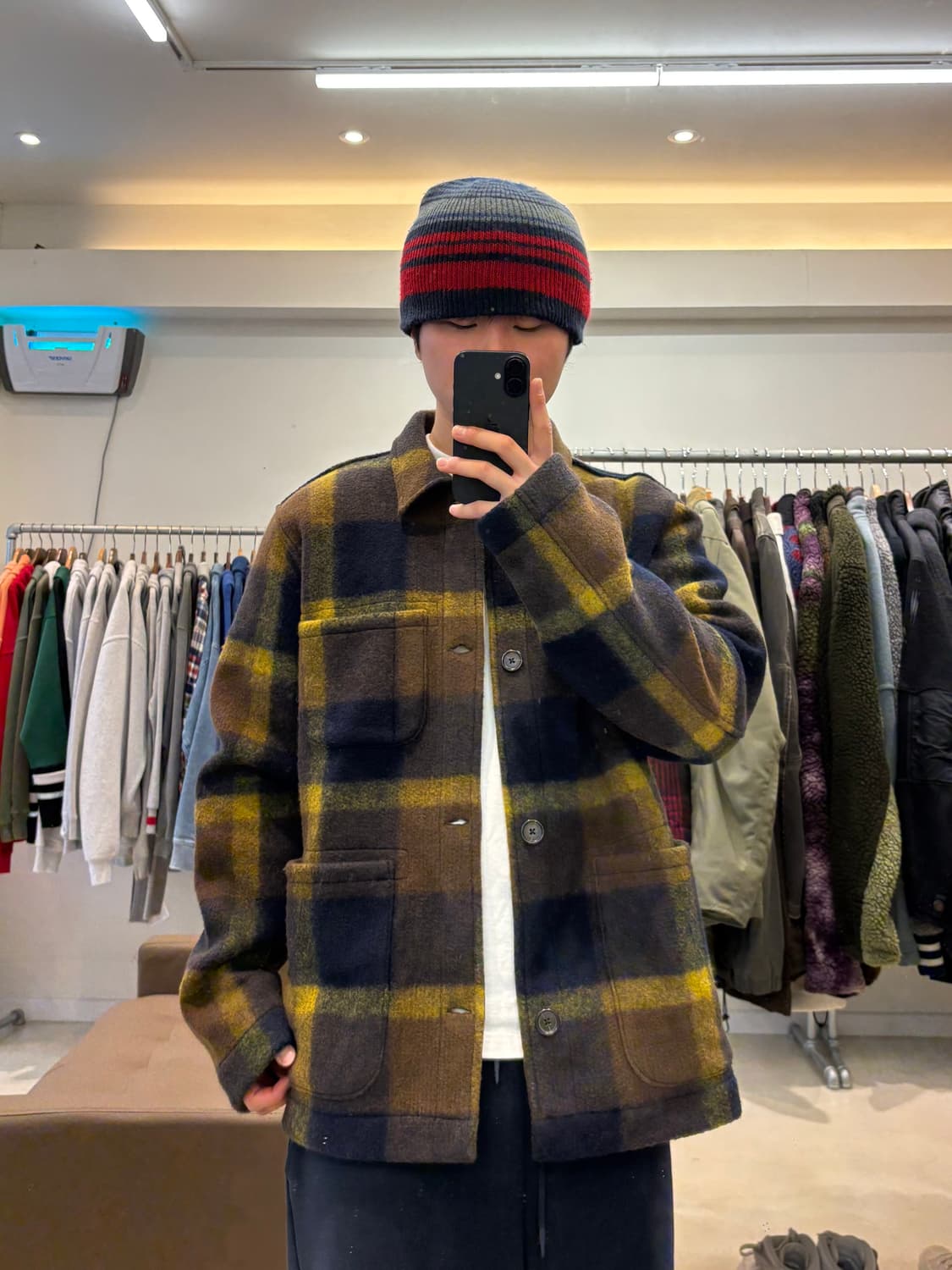 Universal Works 플래드 플리스 필드 자켓 상품이미지7