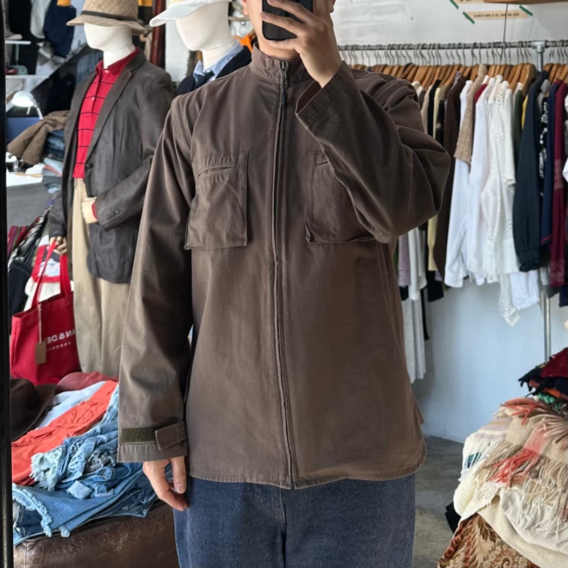 (착용컷) MAC EYE 립스탑 유틸리티 자켓 (남성용 100) 상품이미지3