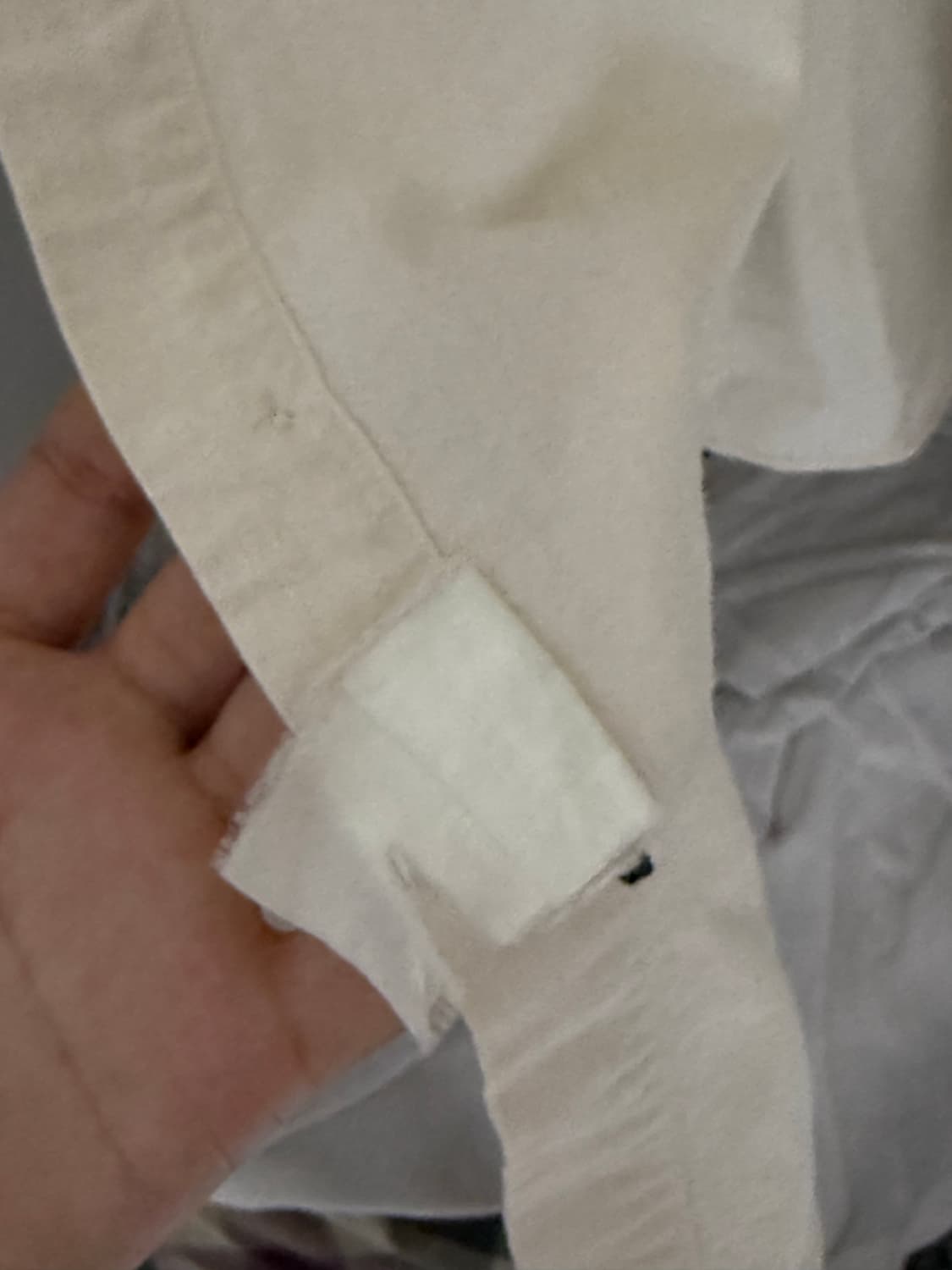 폴로 랄프로렌 아이보리 옥스포드 셔츠 상품이미지4