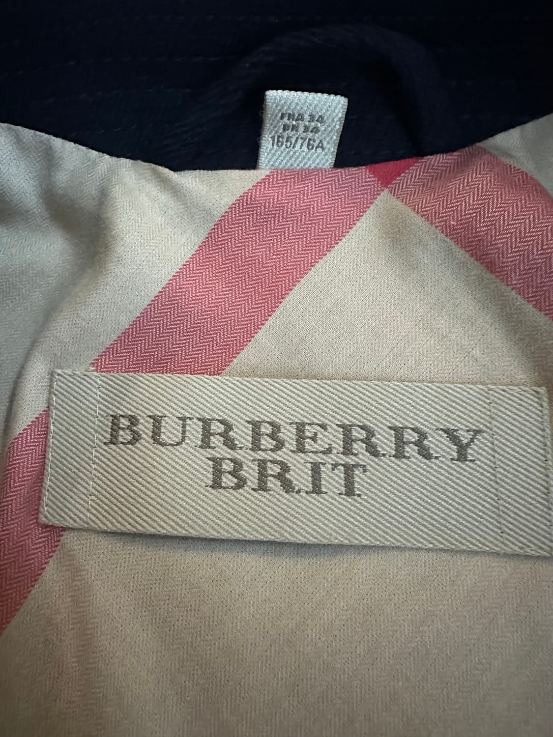 버버리 브릿 네이비 코트 FRA34 상품이미지8