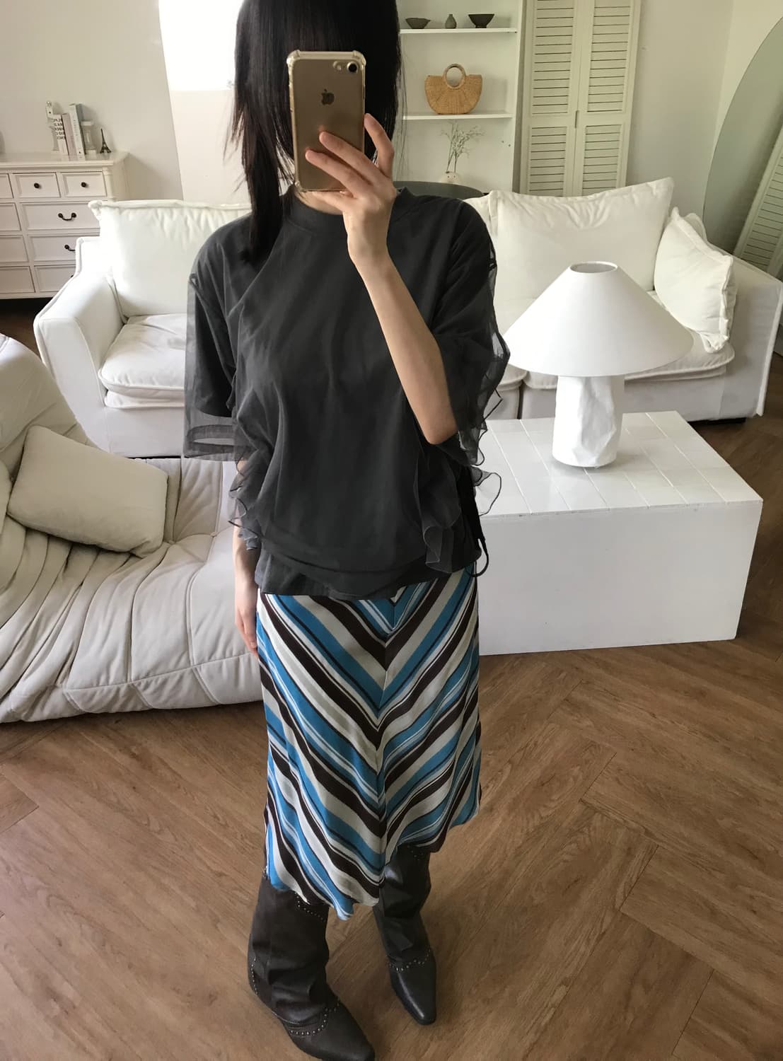 vintage sha blouse 상품이미지4