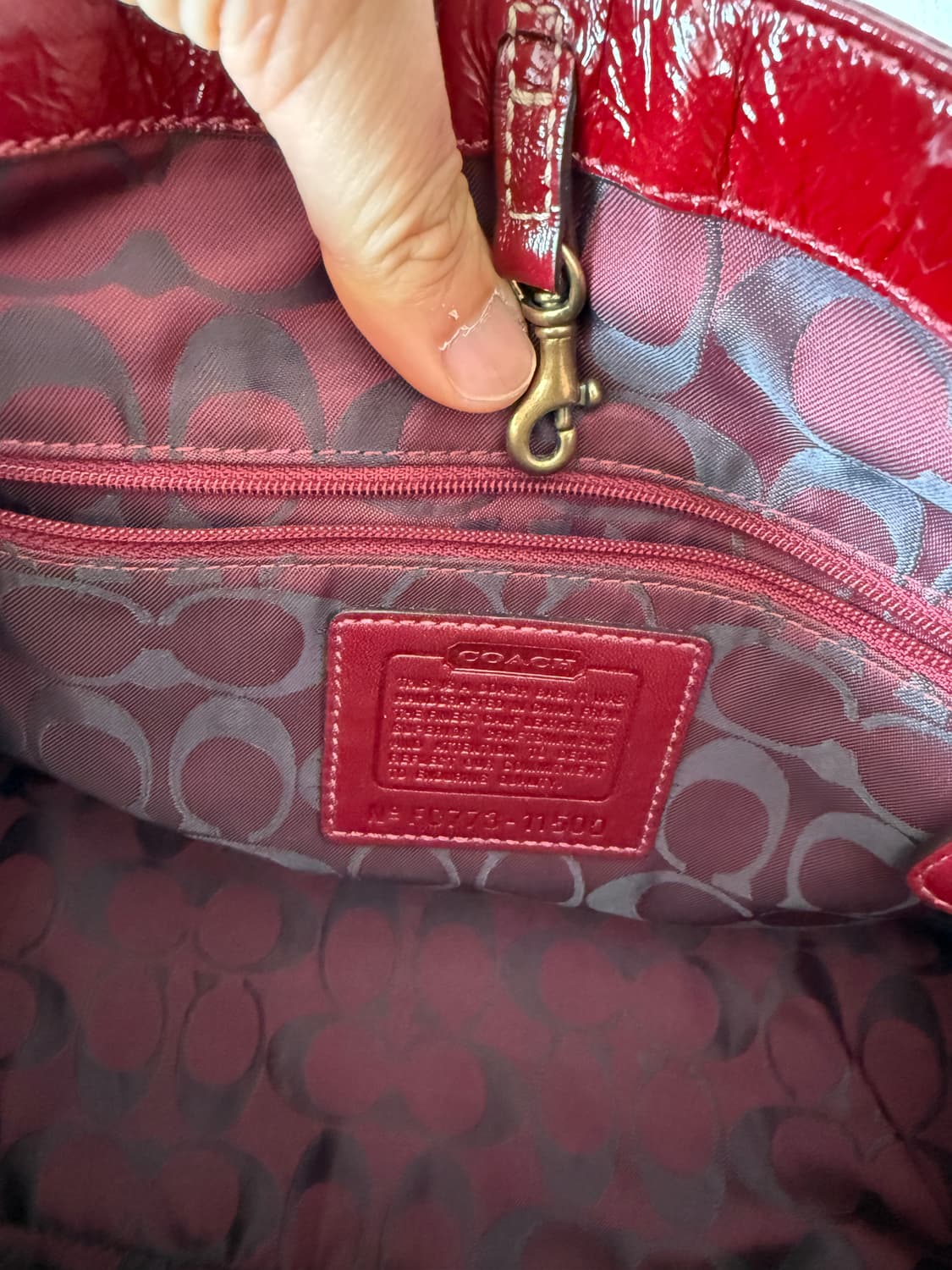 코치(COACH) 레더 토트백 상품이미지9