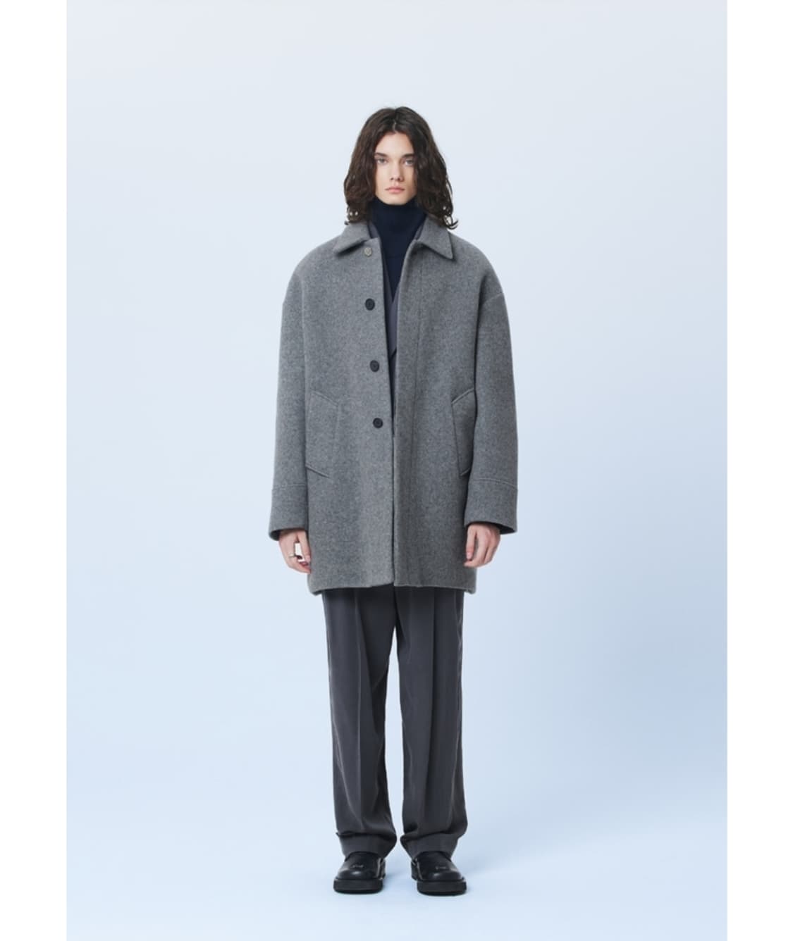 MARTINPLAN  Bonded Over Coat - GREY M 상품이미지2