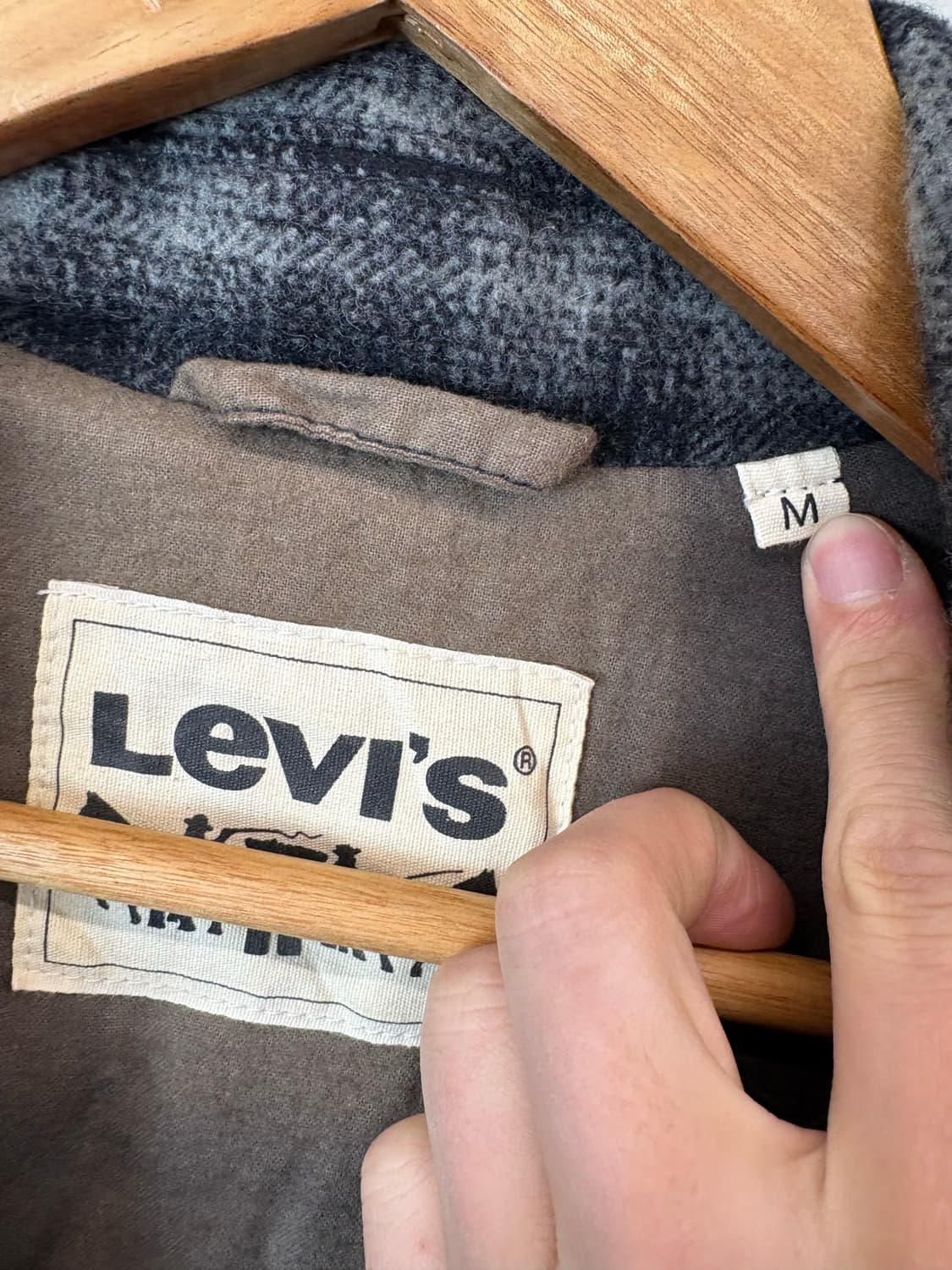 리바이스 플란넬 울 체크 트러커 자켓 상품이미지6