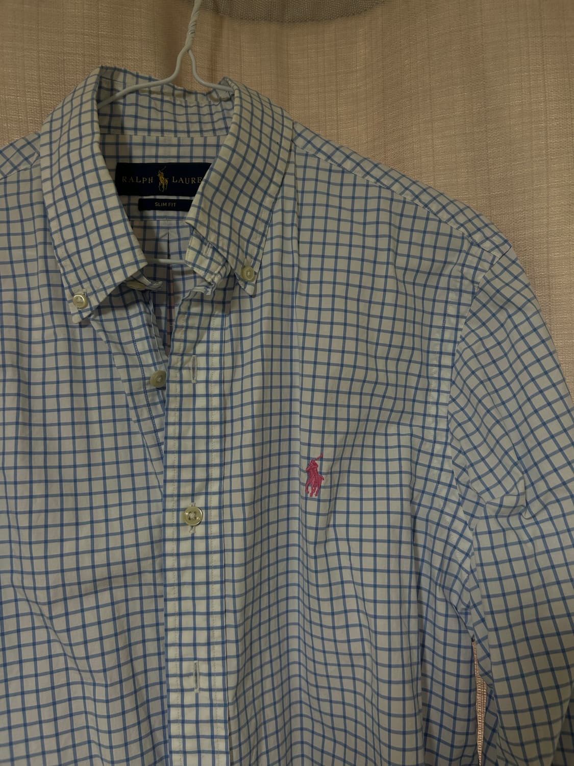 랄프로렌 슬림핏 체크 셔츠 상품이미지2
