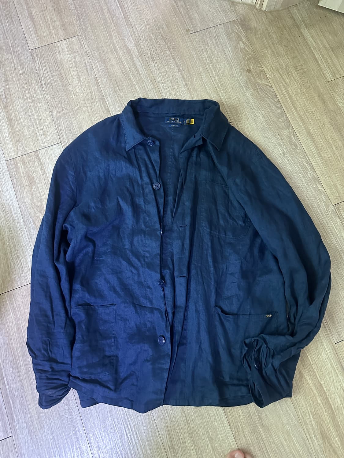 폴로 린넨 셔츠자켓 상품이미지1