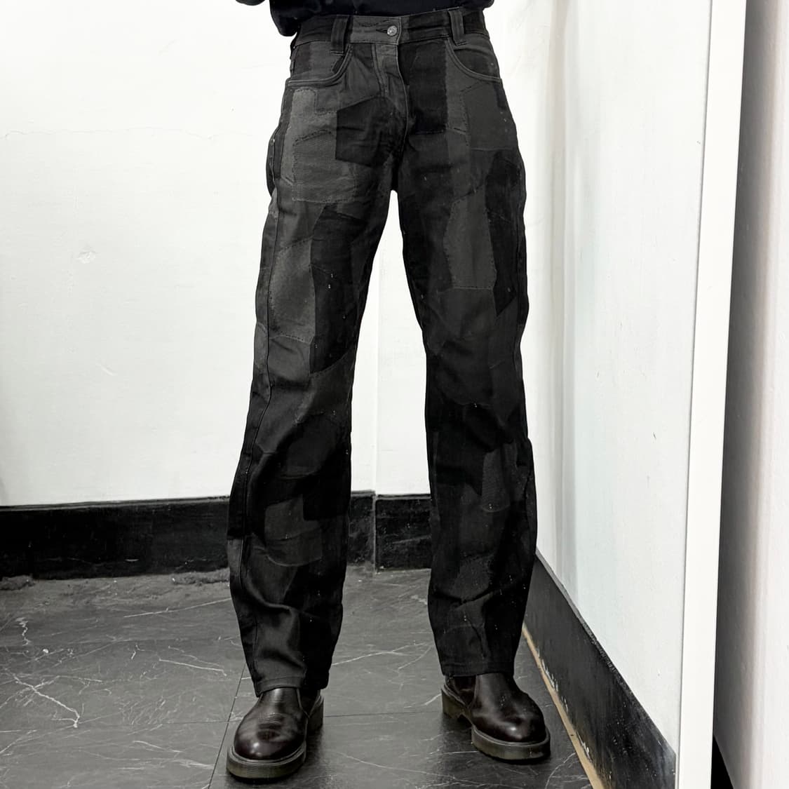 베르사체 클래식 패치워크 데님 팬츠 상품이미지2