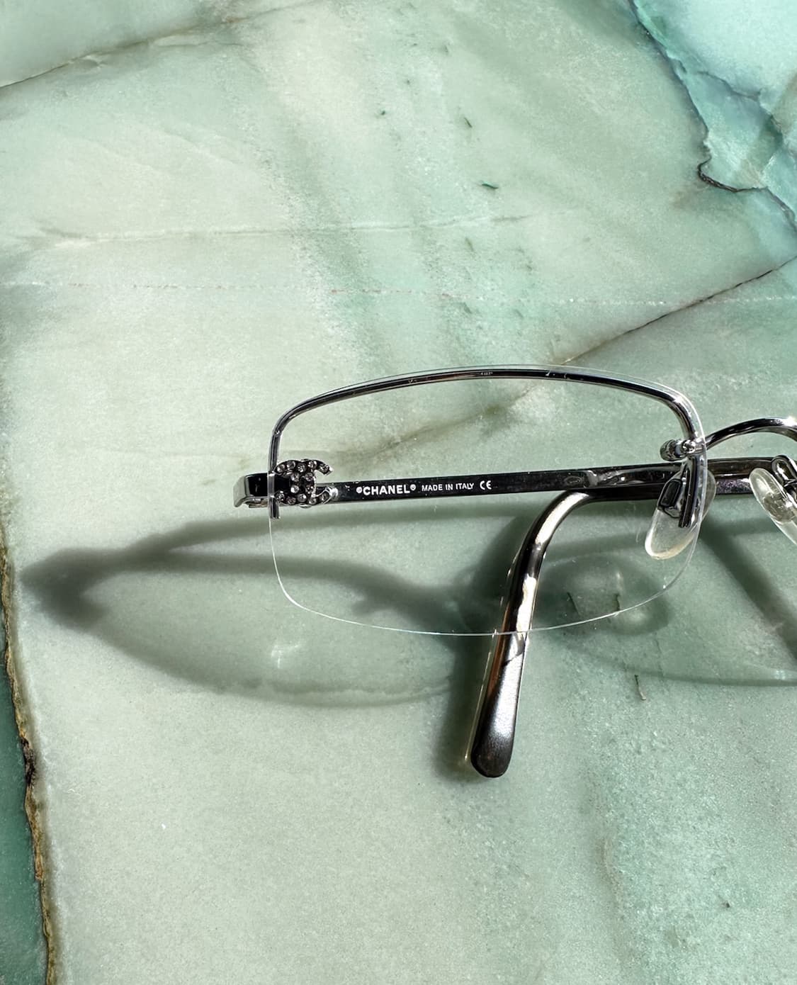 CHANEL coco rhinestone glasses 상품이미지5