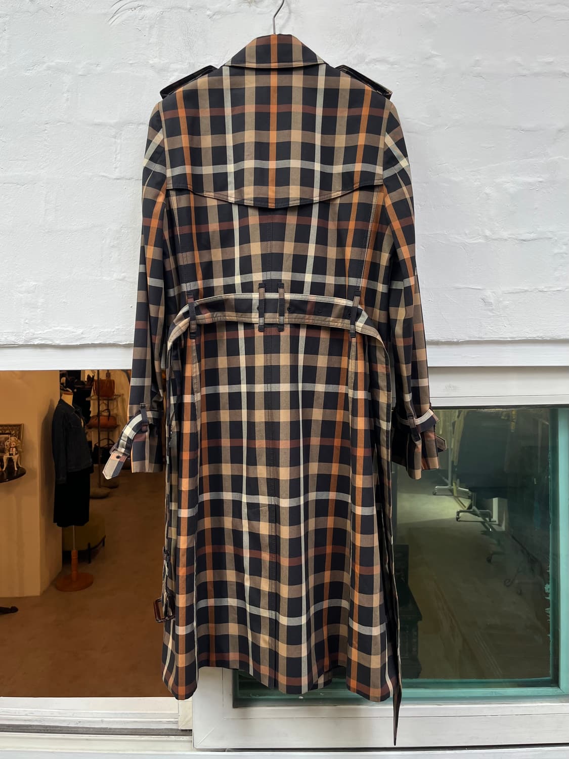 Daks London 체크 코트 상품이미지5