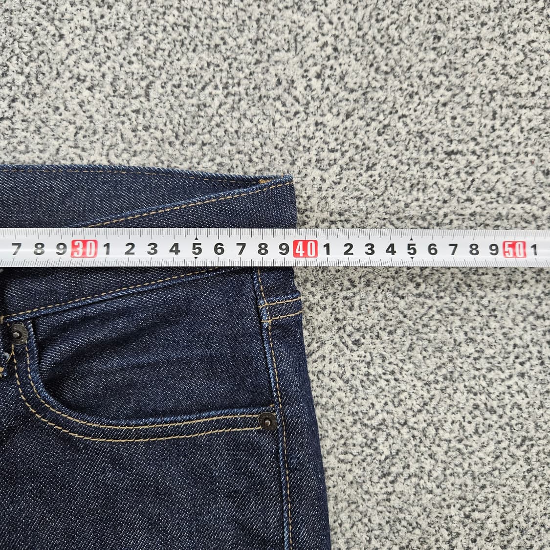 [74] 유니클로  셀비지 생지 진 청바지 1106JM1 상품이미지7